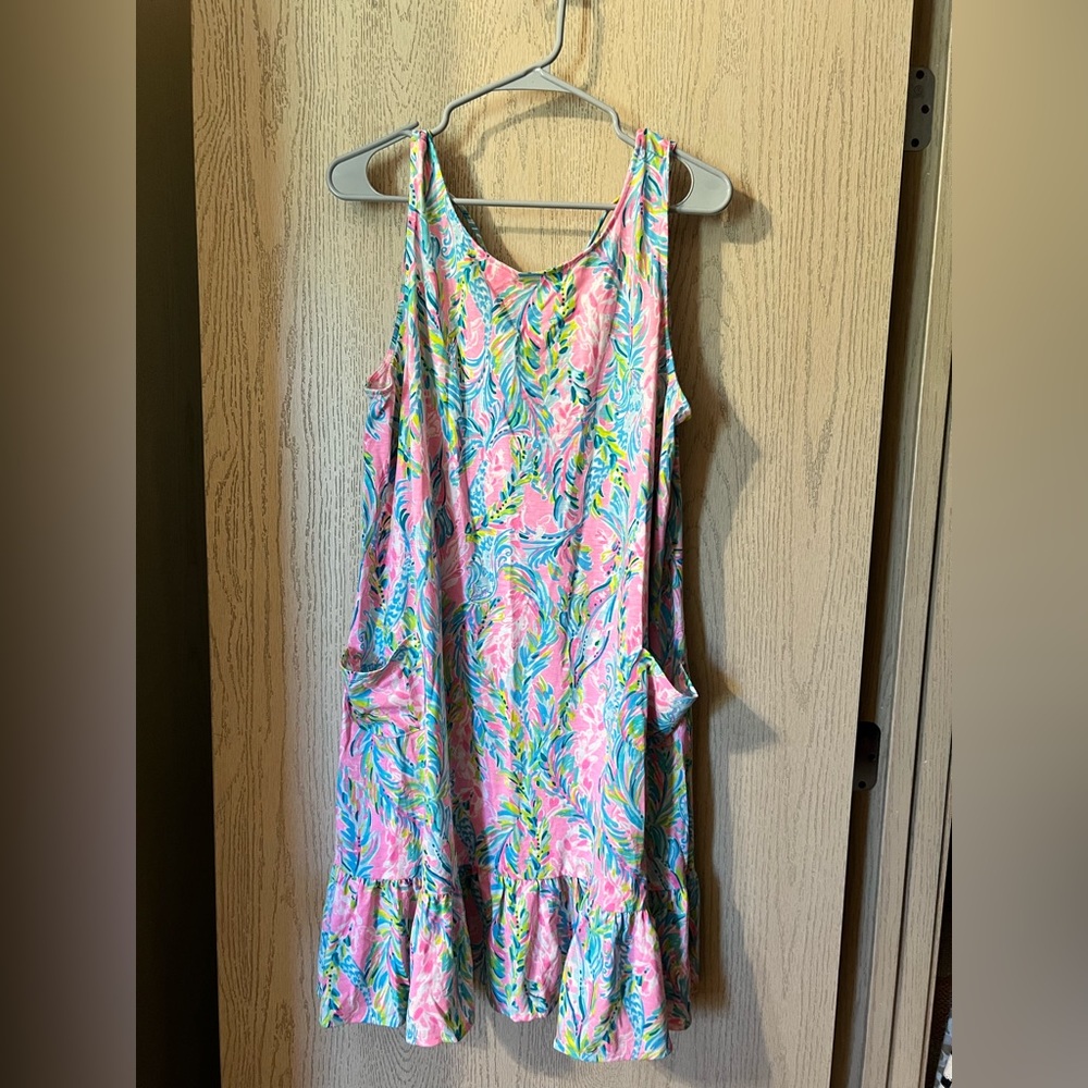 NWOT Lily Pulitzer Kristen Flounce Dress XL